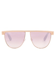 Tom Ford Eyewear D-frame metal sunglasses