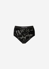 TOM FORD FLORAL TULLE BRIEFS