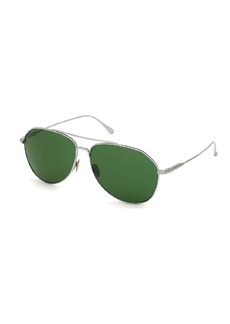 Tom Ford FT0747 16N Aviator Sunglasses - 55 mm