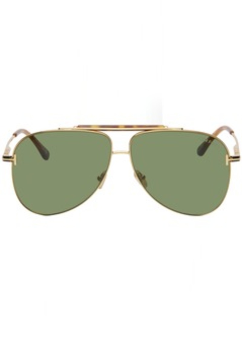 TOM FORD Gold Brady Sunglasses