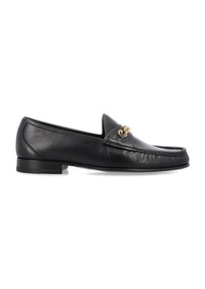 TOM FORD Grain leather york chain loafer