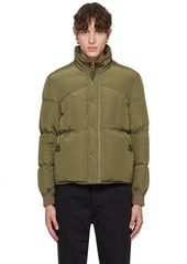 TOM FORD Green Quilted Down Jacket