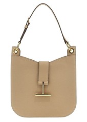 TOM FORD Hammered leather shoulder strap