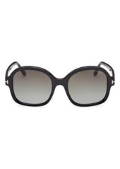 TOM FORD Hanley 57mm Gradient Butterfly Sunglasses