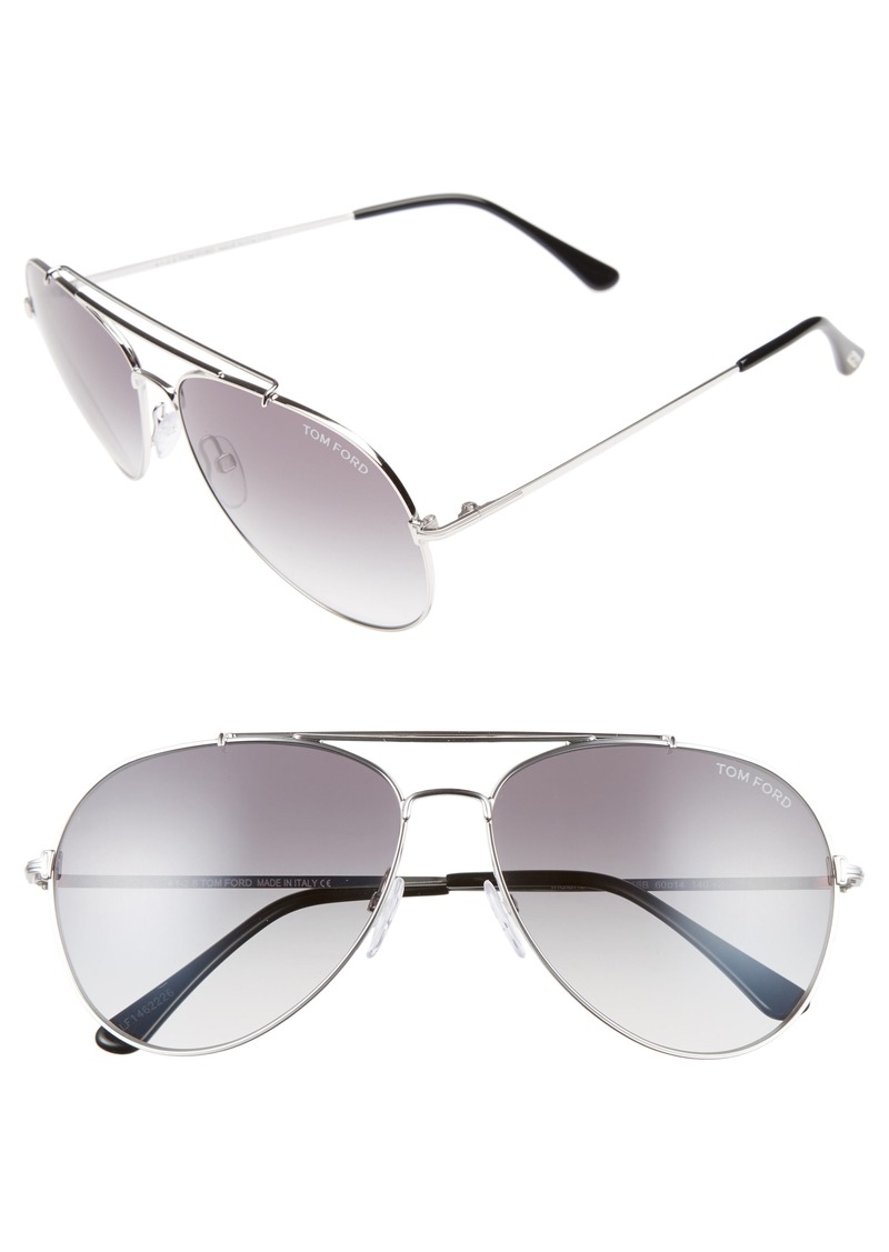 Tom Ford Tom Ford Indiana 60mm Aviator Sunglasses | Sunglasses