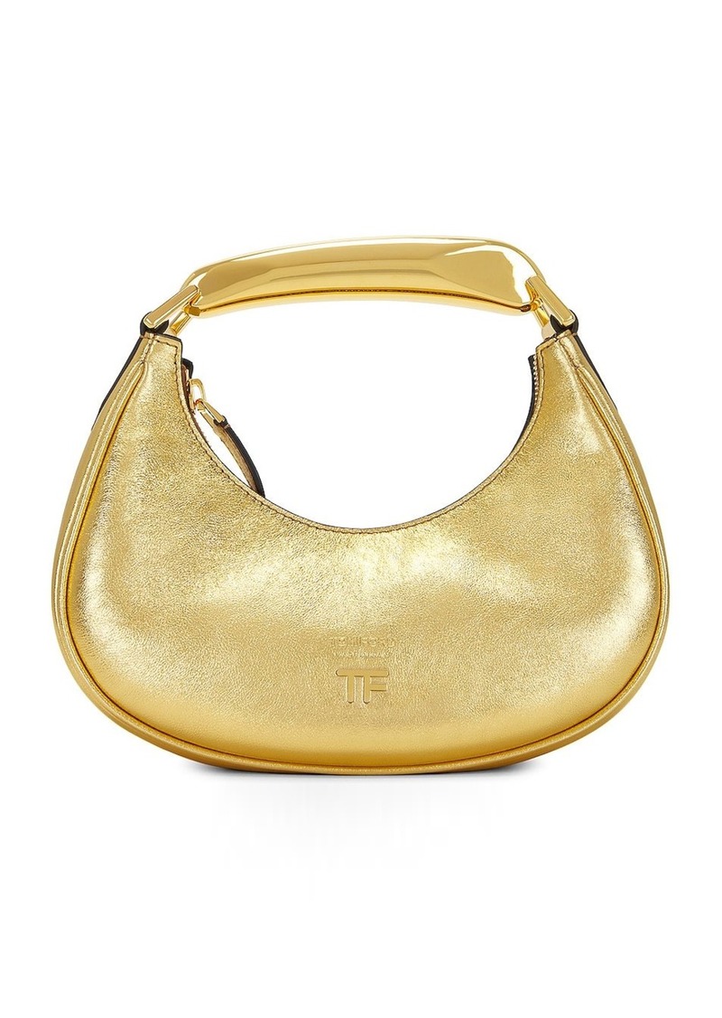 TOM FORD Laminated Bianca Mini Hobo Bag