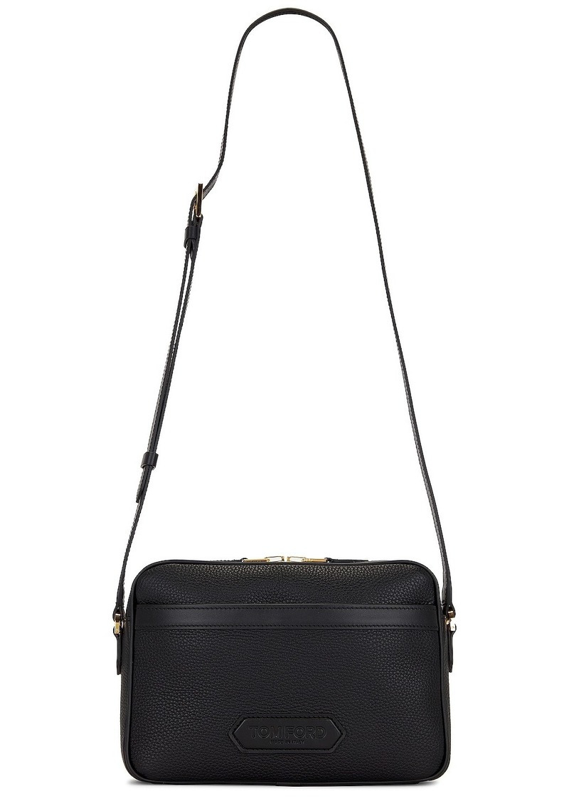 TOM FORD Leather Small Messenger