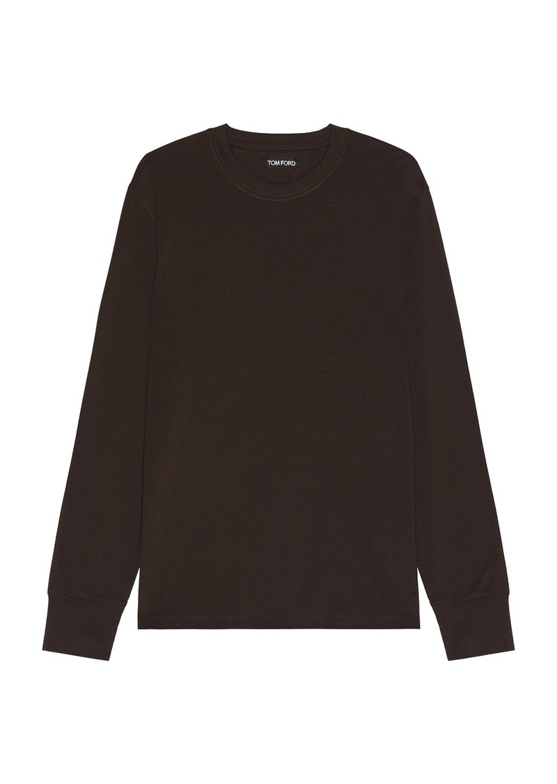 TOM FORD Long Sleeve Crew Neck