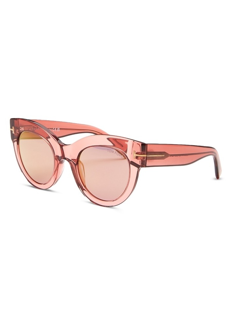 Tom Ford Lucilla Cat Eye Sunglasses, 51mm