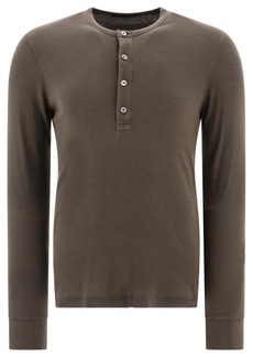 TOM FORD Lyocell buttoned t-shirt