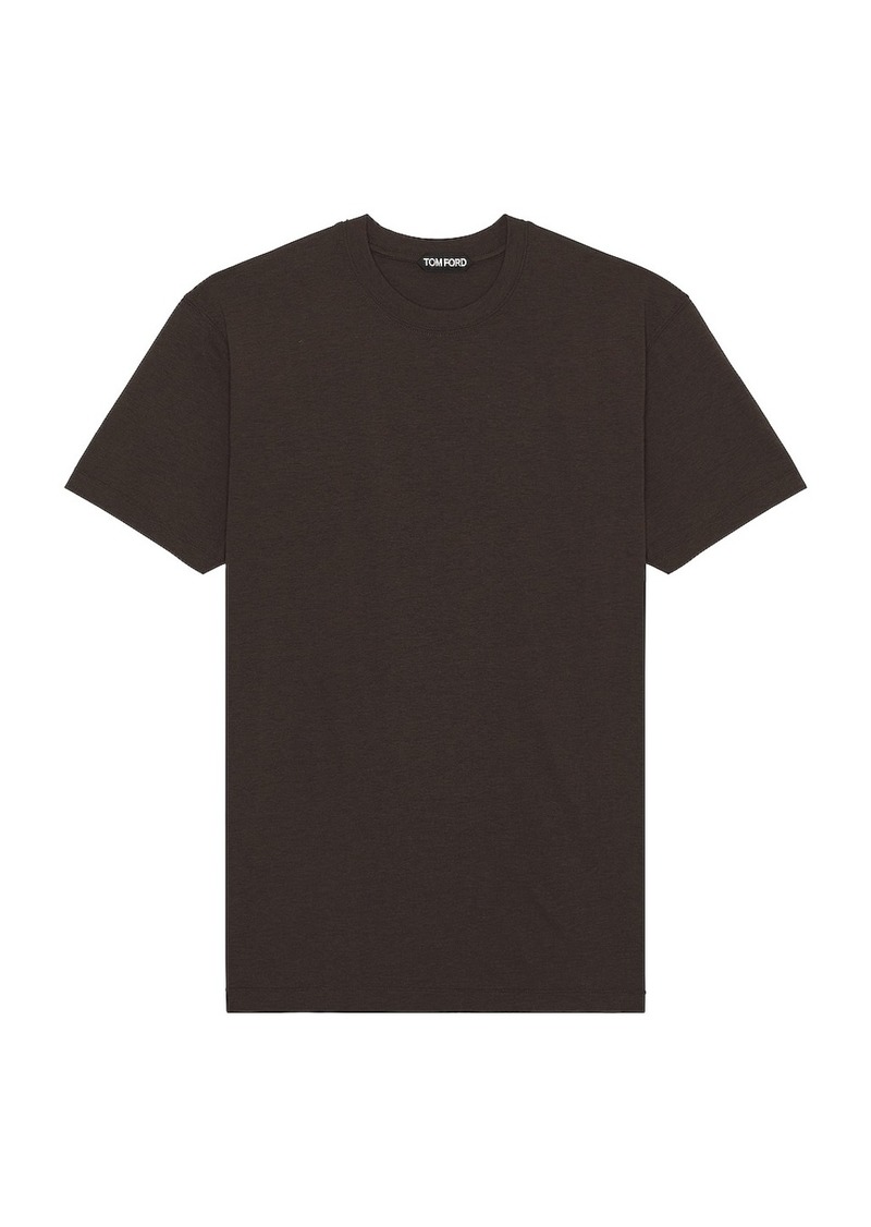 TOM FORD Lyocell Cotton Short Sleeve Tee