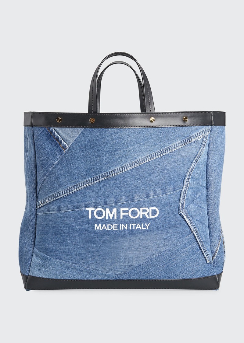 tom ford denim tote