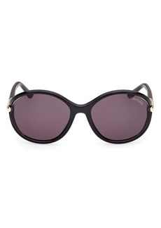 TOM FORD Melody 59mm Round Sunglasses