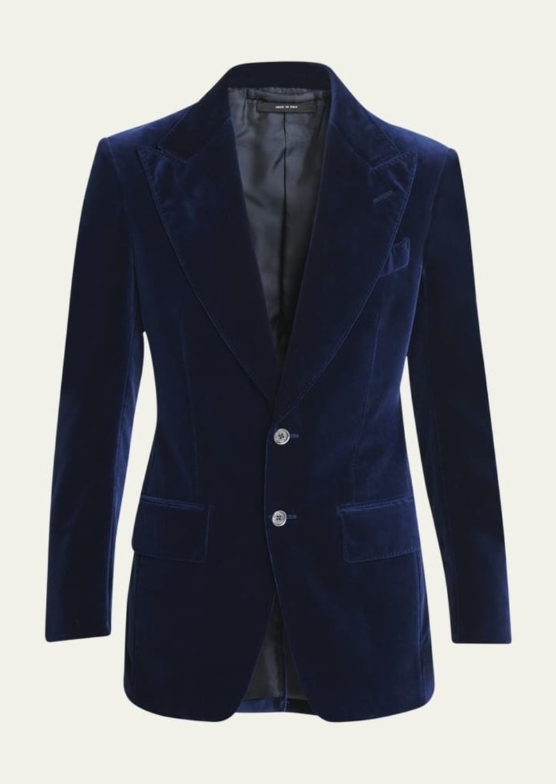 TOM FORD Men's Atticus Velvet Sport Coat