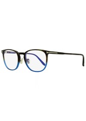 Tom Ford Men's Blue Block Eyeglasses TF5700B 055 Havana/Blue 52mm