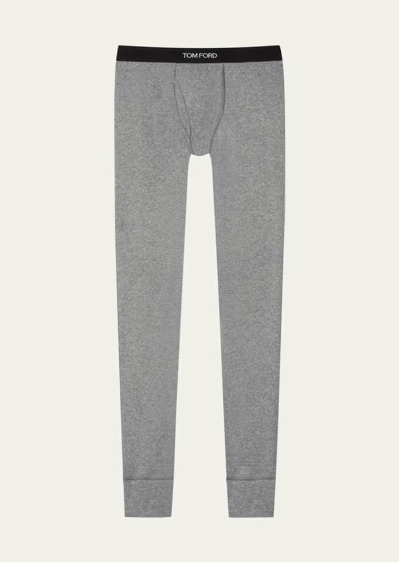 TOM FORD Men's Cotton Stretch Jersey Long Johns