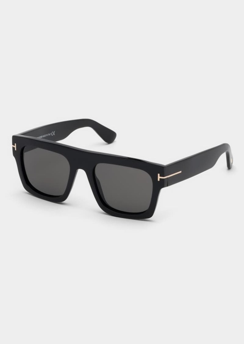 TOM FORD Men's Fausto Thick Acetate Sunglasses