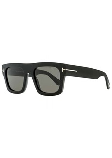 Tom Ford Men's Flat Top Sunglasses TF711 Fausto 01A Black 53mm