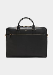 TOM FORD Men's Leather Zip-Top Slim Briefcase