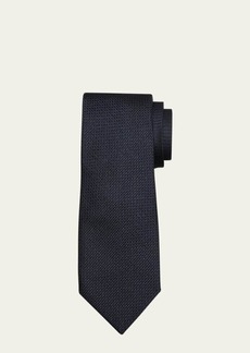 TOM FORD Men's Mulberry Silk Jacquard Tie