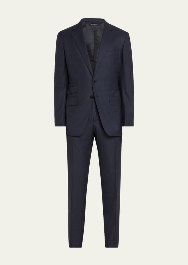 TOM FORD Men's O'Connor Wool Plaid Suit