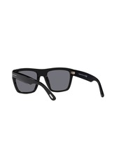 Tom Ford Men's Polarized Sunglasses, Alberto - Black Shiny