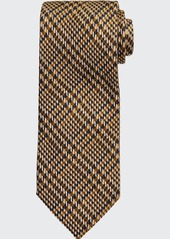TOM FORD Men's Prince of Wales Cotton Tie
