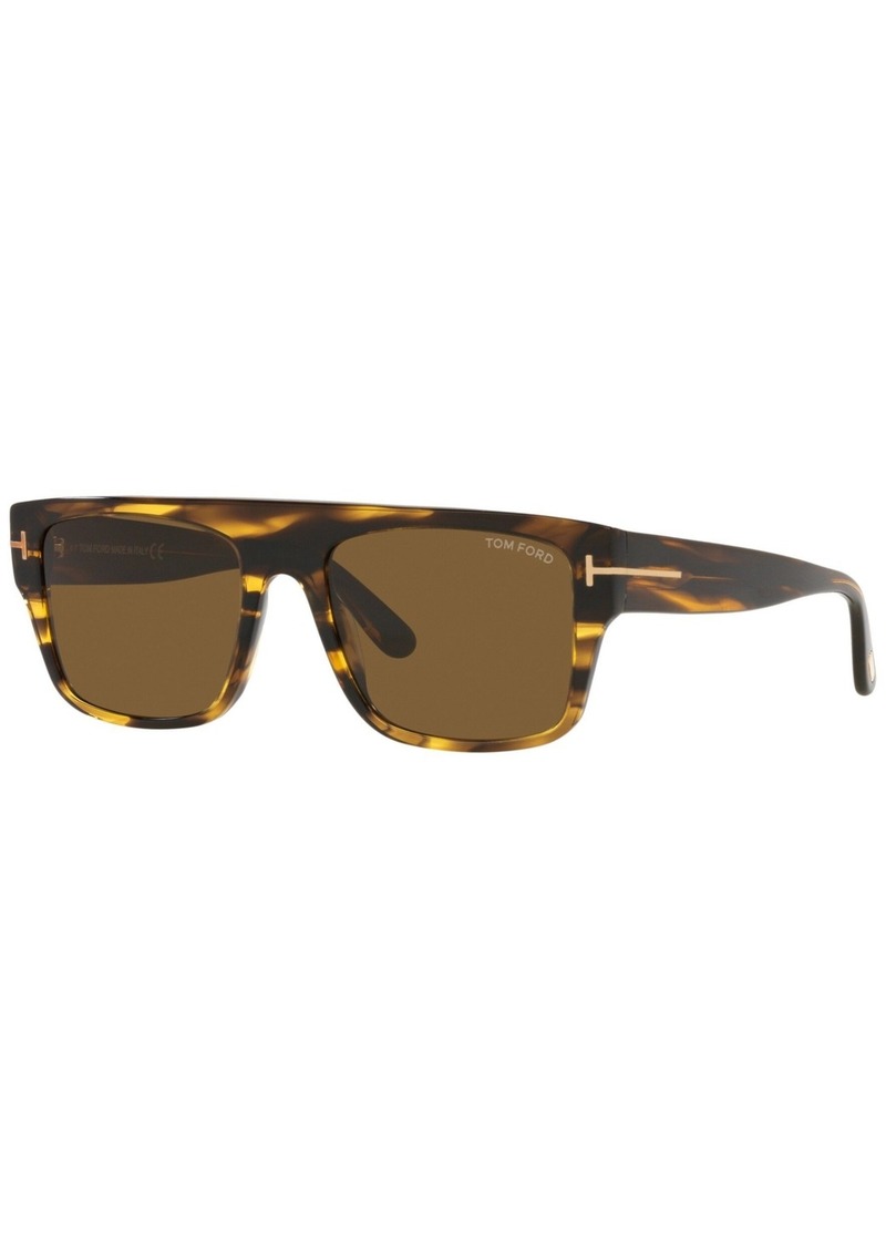 Tom Ford Men's Sunglasses, FT0907 55 - Brown Shiny