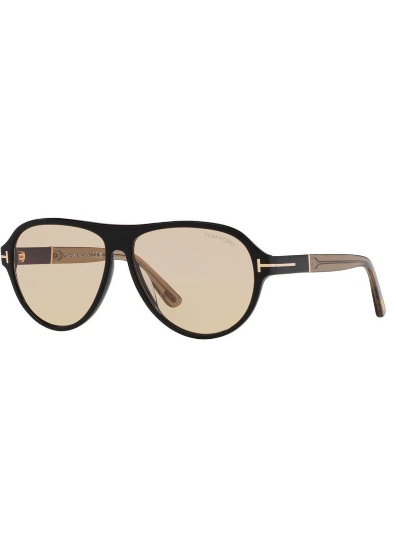 Tom Ford Men's Sunglasses, FT1080 Photochromic - Black Shiny