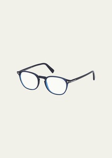 TOM FORD Men's Two-Tone Square Optical Frames