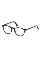 TOM FORD Men's Two-Tone Square Optical Frames