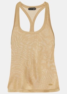 Tom Ford Micro-Rib silk jersey tank top