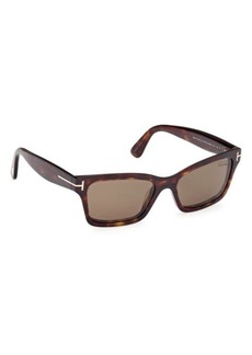 TOM FORD Mikel 54mm Polarized Square Sunglasses