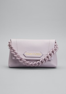 TOM FORD Mini Label Leather Chain Top-Handle Bag