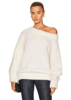TOM FORD Mohair Boat Neck Sweater