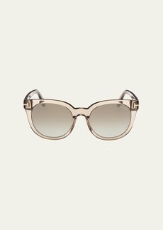 TOM FORD Moira Acetate Butterfly Sunglasses