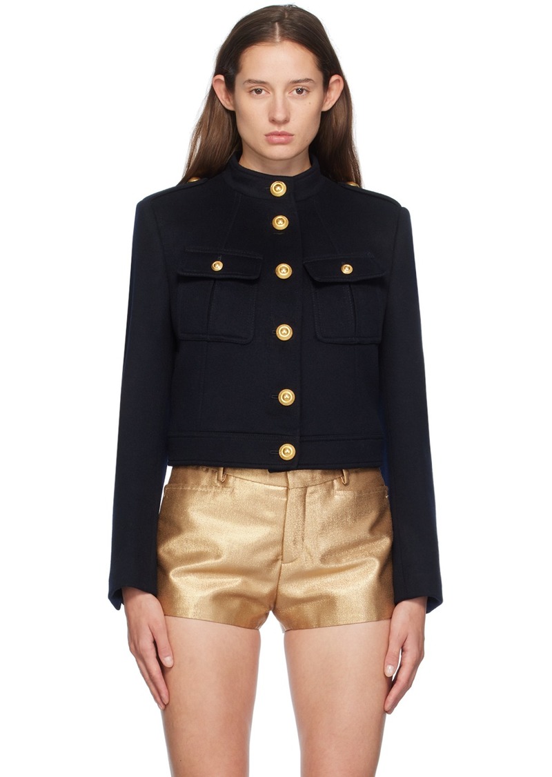 TOM FORD Navy Military Chasseur Jacket