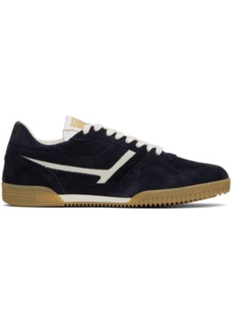 TOM FORD Navy Suede Jackson Sneakers