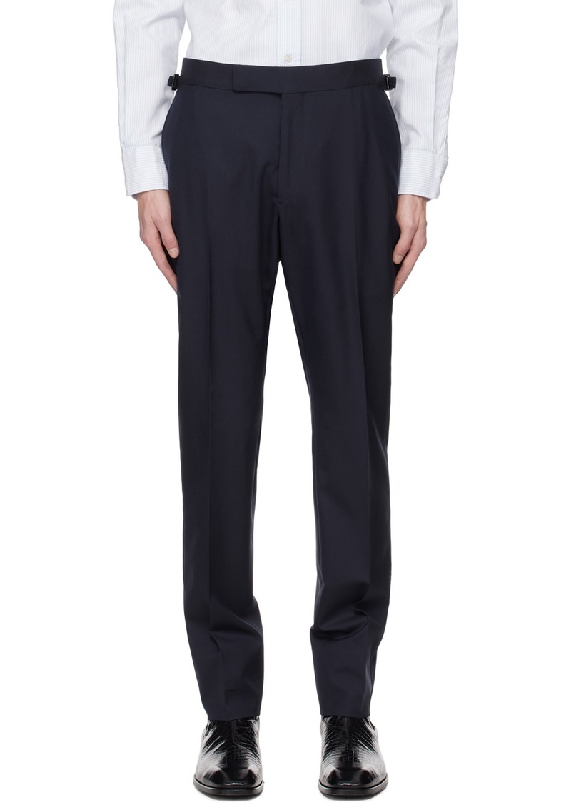 TOM FORD Navy Super 120's Trousers