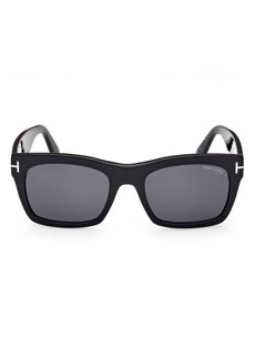 TOM FORD Nico 56mm Square Sunglasses