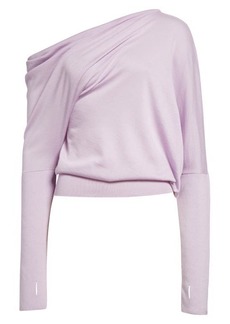 TOM FORD Off the Shoulder Cashmere & Silk Sweater