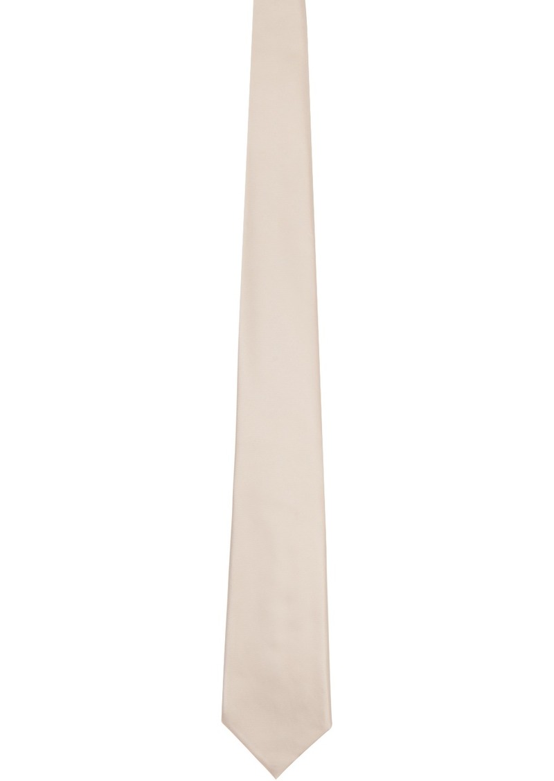 TOM FORD Off-White Solid Tie