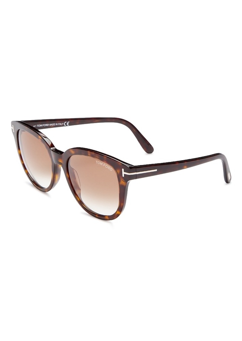 Tom Ford Olivia Round Sunglasses, 54mm