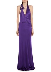 TOM FORD Open Back Jersey Gown