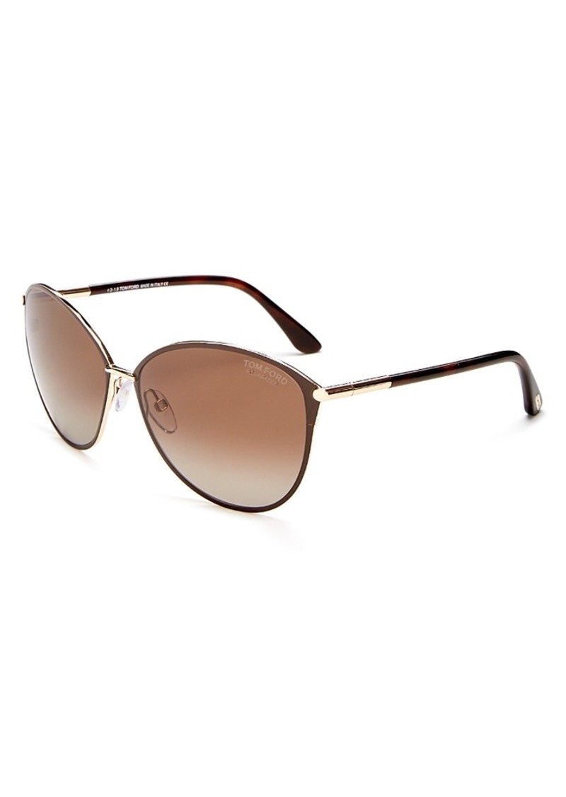 Tom Ford Penelope Polarized Cat Eye Sunglasses, 59mm