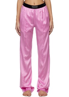 TOM FORD Pink Elasticized Pyjama Pants