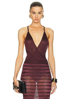 TOM FORD Plunge Neck Bodysuit