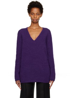 TOM FORD Purple Brushed Sweater