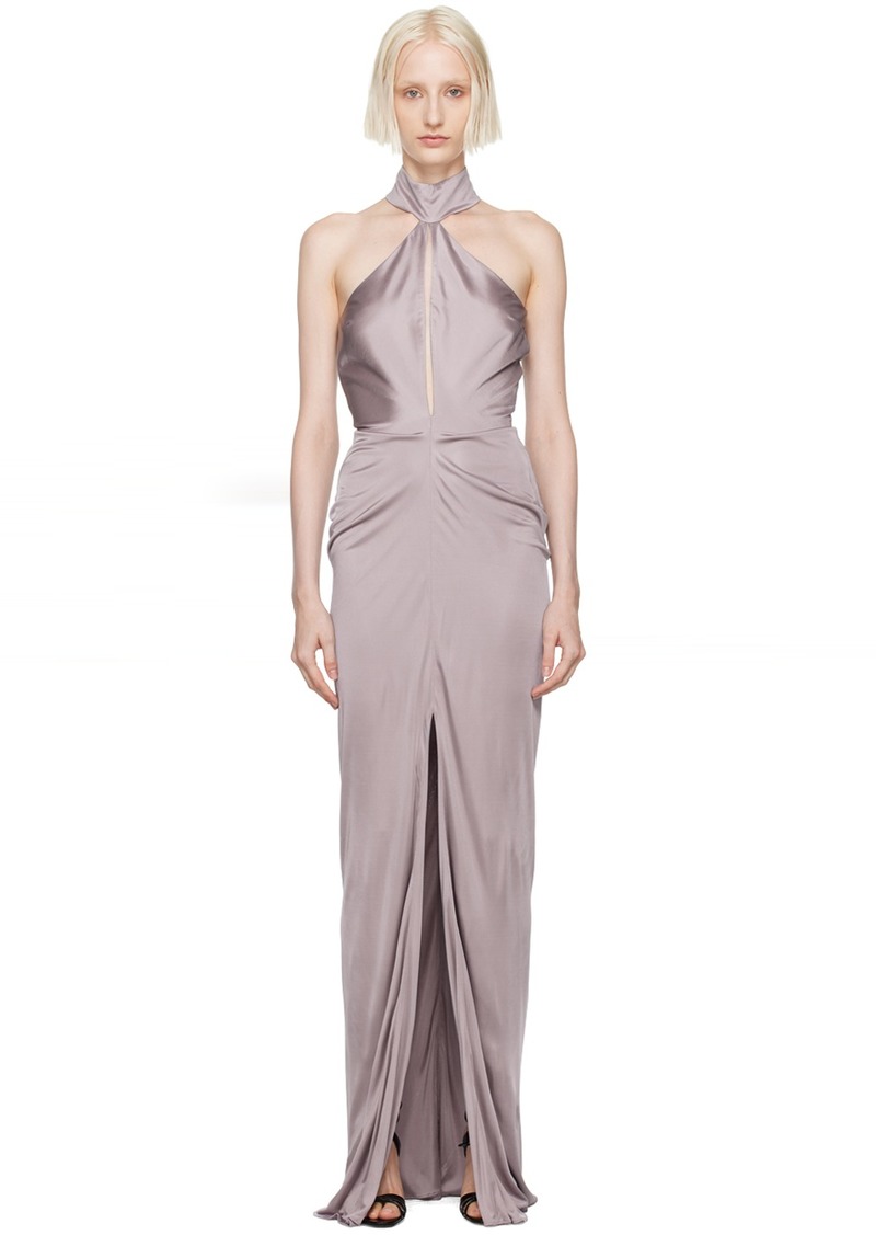 TOM FORD Purple Light Lustrous Evening Maxi Dress