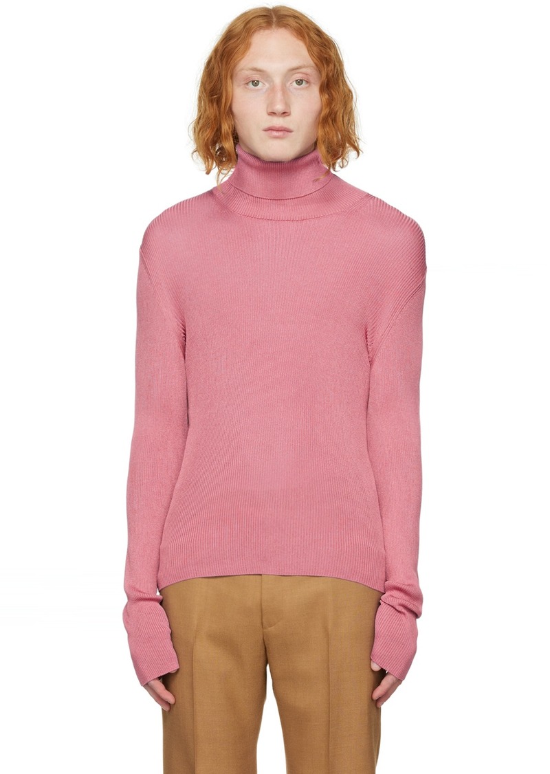 TOM FORD Purple Turtleneck Sweater